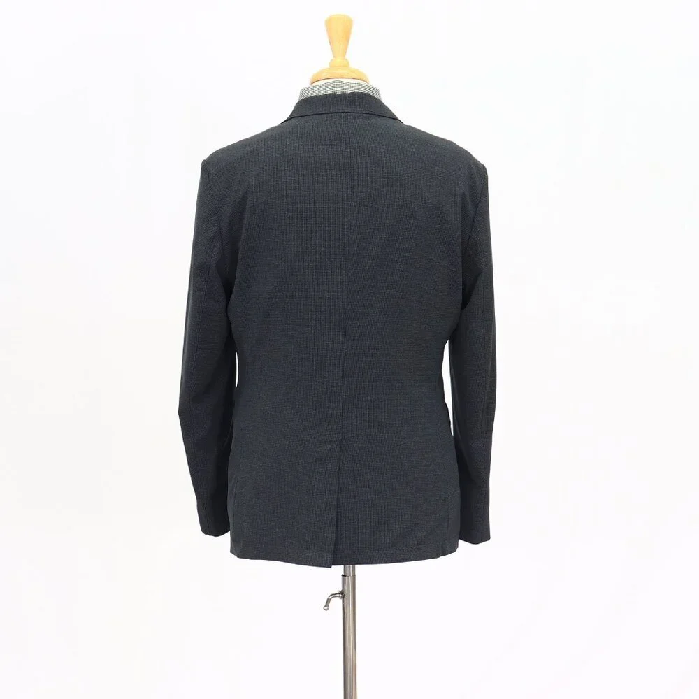 Express 40R Gray Solid 2-Button Sport Coat Blazer Jacket T188